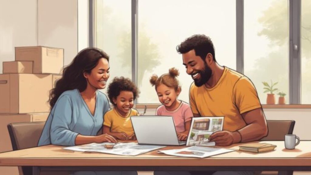 Family planning their next move after pricing a home in Pasadena MD