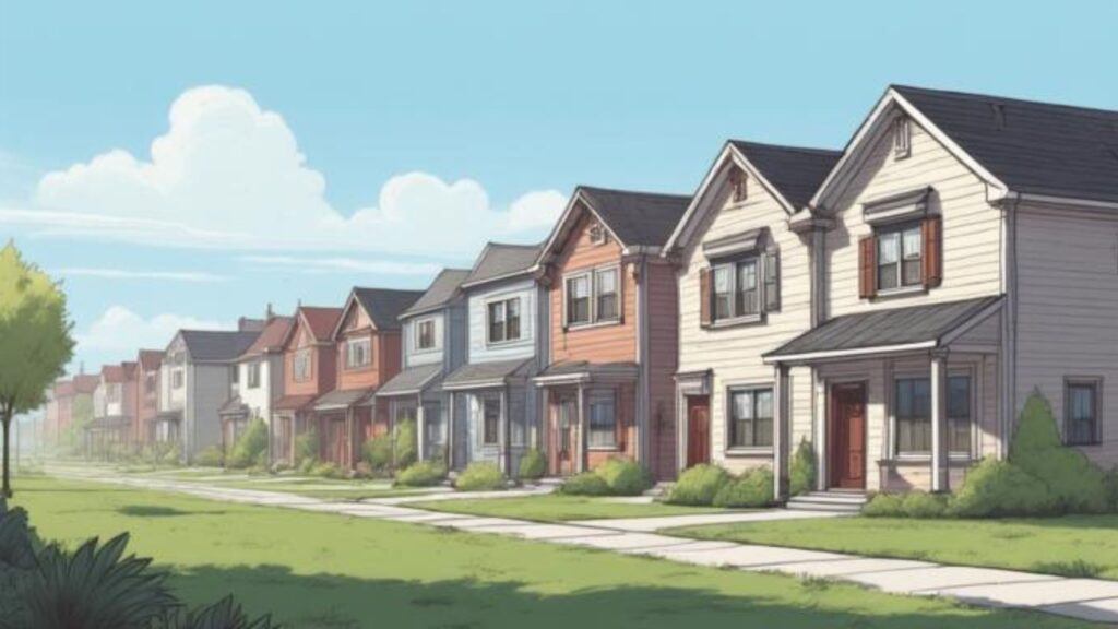 Row of townhomes in Pasadena MD illustrating competitive pricing strategies in high-density neighborhoods.