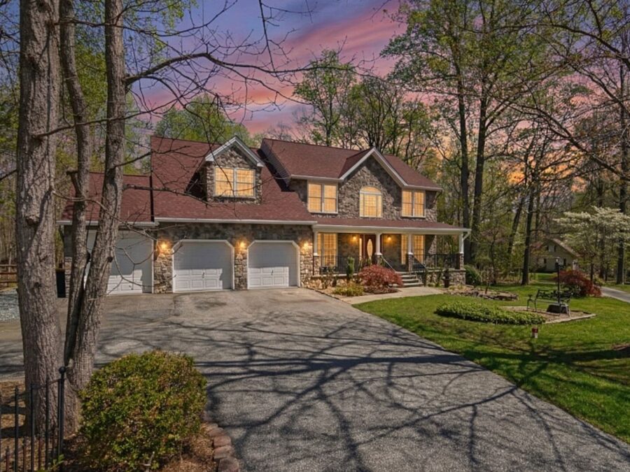 Exterior twilight photo of 1107 Cordero Court Pasadena MD 21122 listed for sale by James Bowerman Realtor