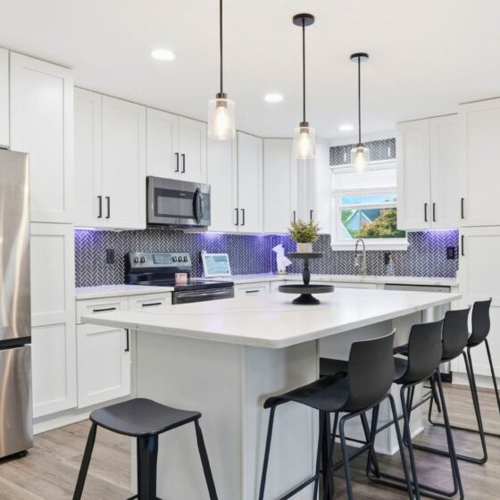 Kitchen in 7803 Outing Avenue Pasadena MD 21122 listed for sale by James Bowerman Realtor with Real Creative Group of Douglas Realty